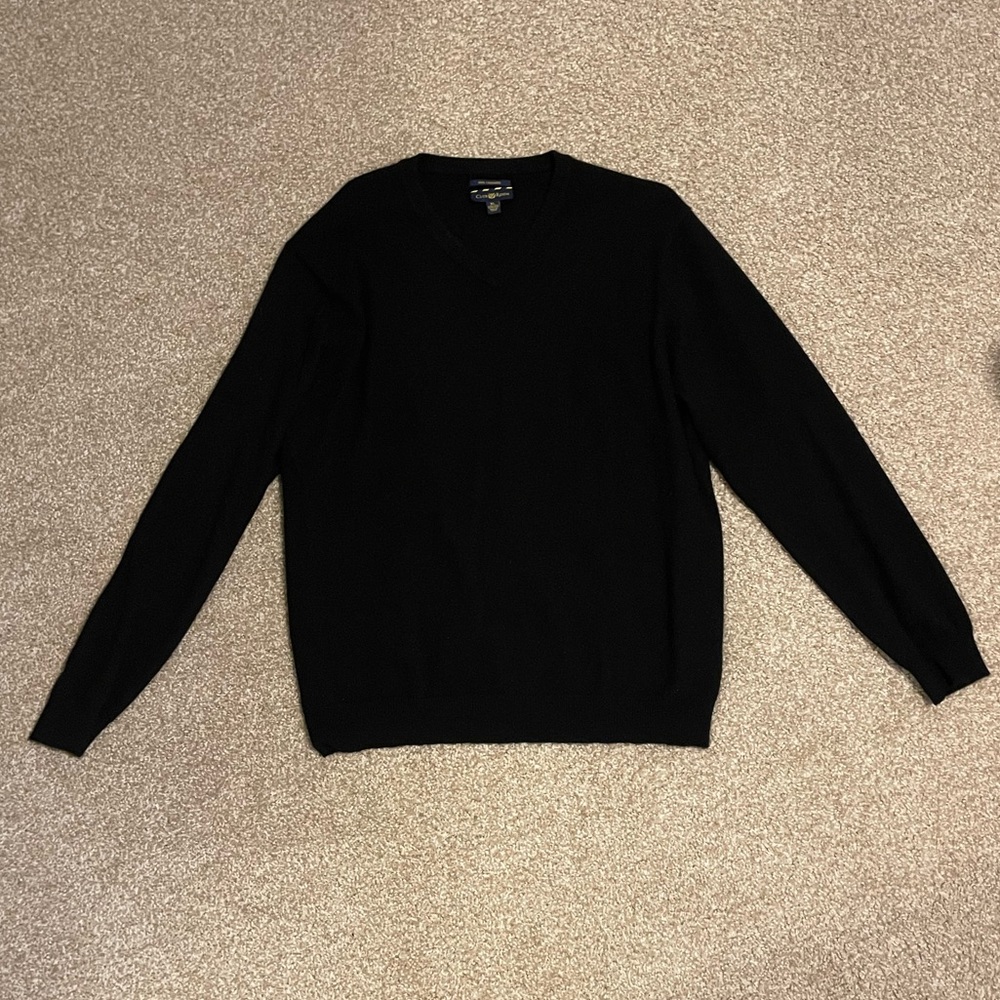 Black Club Room 100% Cashmere Sweater